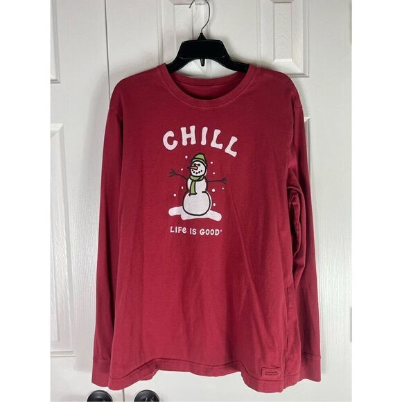 Life is Good Mens Crusher Long Sleeve Shirt use L - Picture 1 of 5